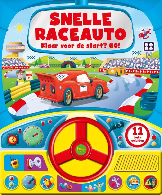 Snelle Raceauto - Geluidboek Lage Kosten