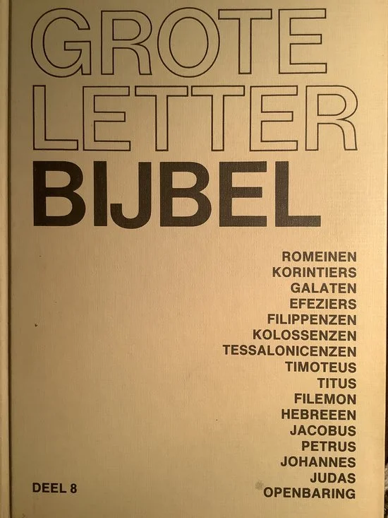 Alleen Vandaag 8 Grote letter bybel nbg vertaling