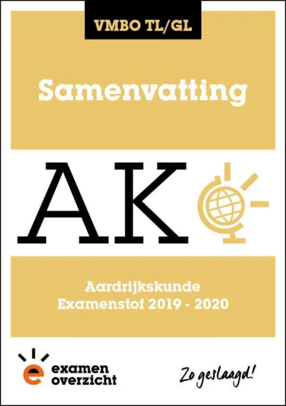 ExamenOverzicht - Samenvatting Aardrijkskunde VMBO TL/GL Fabrieksprijs