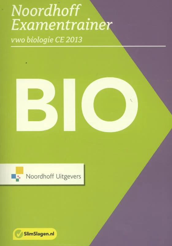 Shop Nu Noordhoff examentrainer / Vwo biologie CE 2013