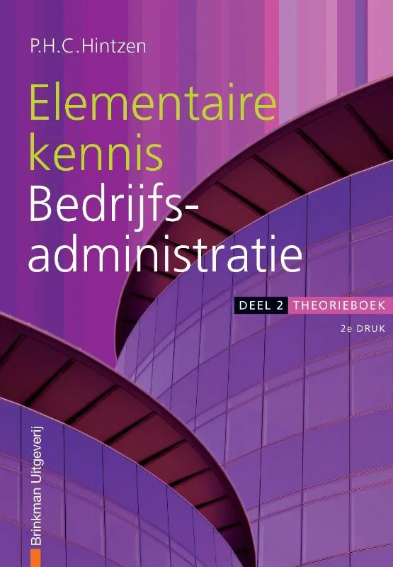 Elementaire kennis Bedrijfsadministratie 2 Theorieboek Gereduceerde Prijs