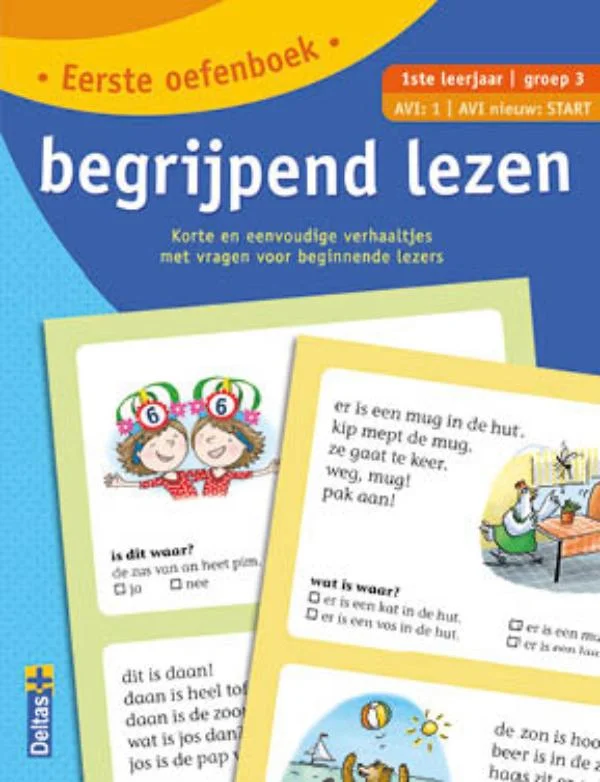 Eerste oefenboek begrijpend lezen AVI:1 AVI nieuw:Start / Eerste oefenboek begrijpend lezen Fabrieksprijs