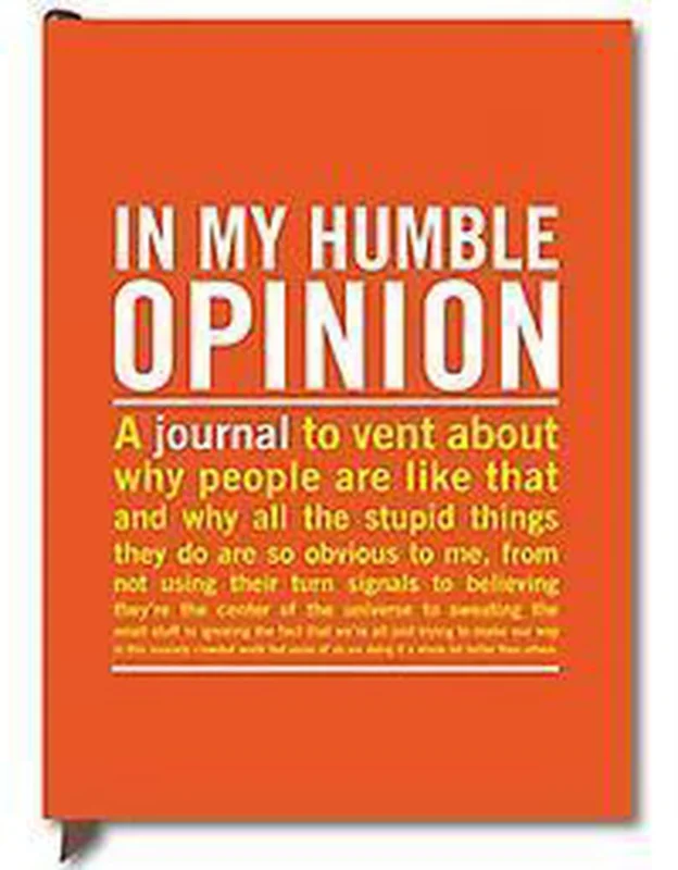 Weekendaanbieding In My Humble Opinion Journal