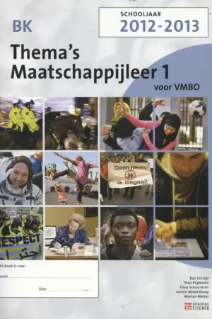 1 VMBO BK 2012-2013 Thema's maatschappijleer Gratis Retour