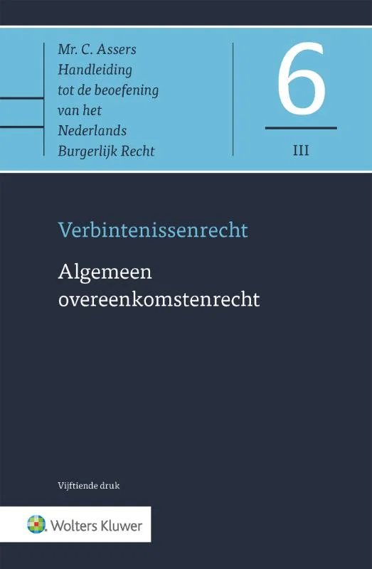 Beperkte Voorraad Asser-serie 6-III -Algemeen overeenkomstenrecht