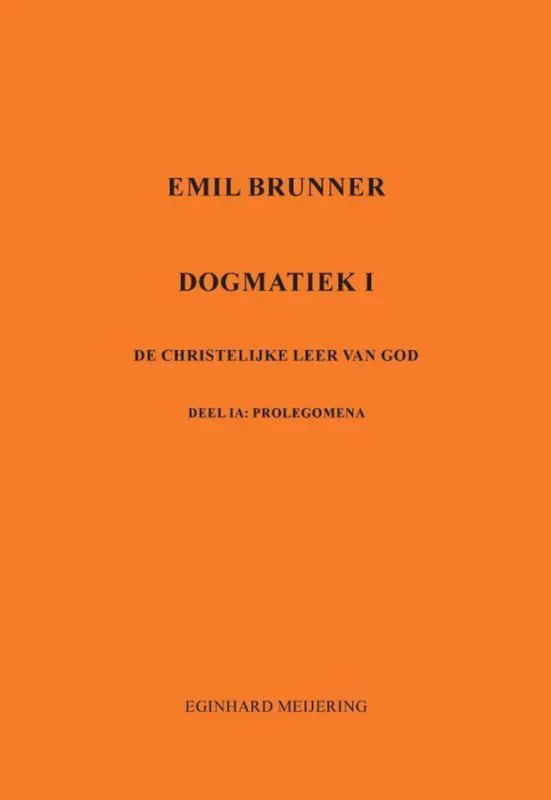 Goedkoop Emil Brunner