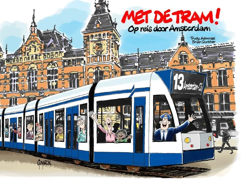 Met de tram! Direct Verzonden