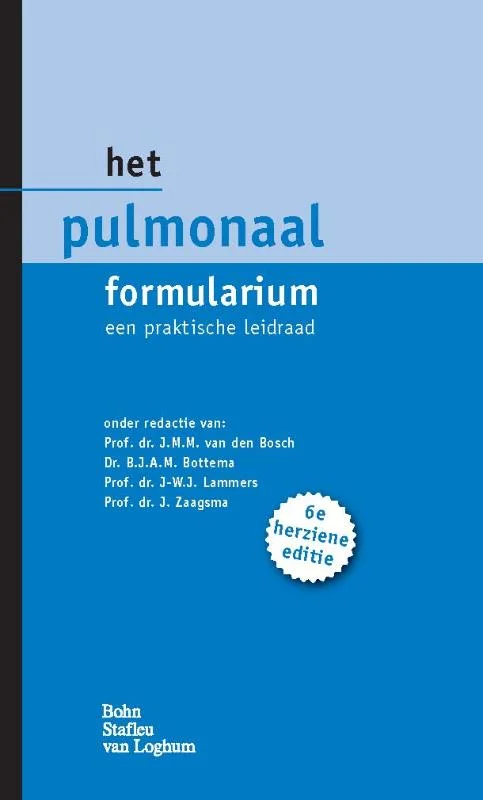 Formularia-reeks -Het pulmonaal formularium Laatste Kans