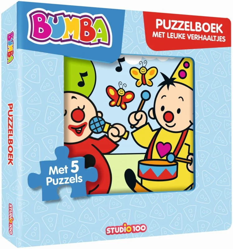 Koop Online Bumba puzzelboek met leuke verhaaltjes - met 5 puzzels