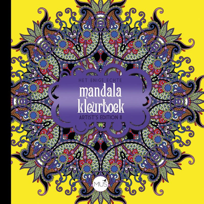 Betrouwbaar Het enige echte mandala kleurboek Artist Edition II