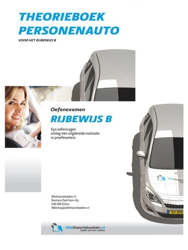 Theorieboek Rijbewijs B met cd-rom proefexamens Snelle Levering