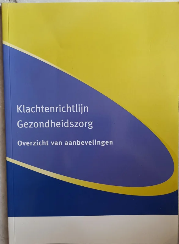 Laatste Versie Klachtenrichtlijn Gezondheidszorg