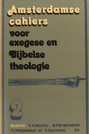 2 Amsterdamse cahiers voor exegese enz Betaalbaar