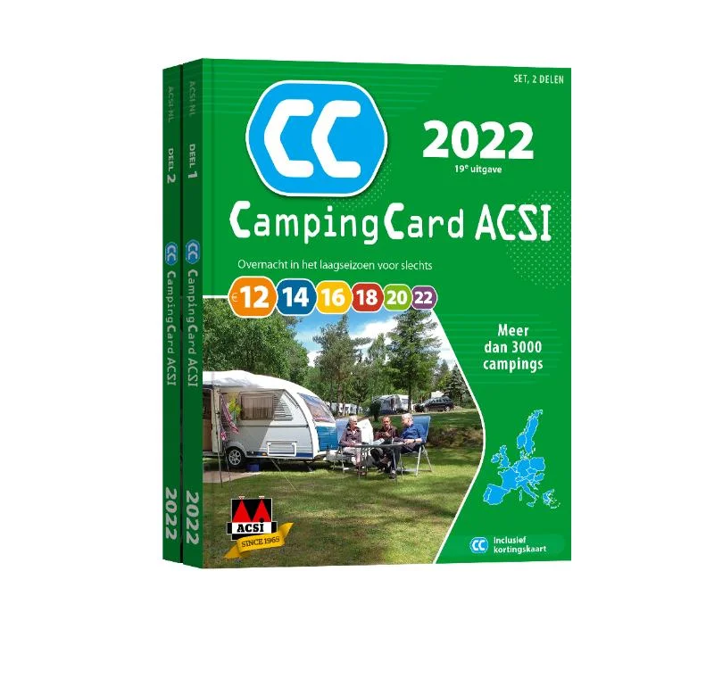 ACSI Campinggids -CampingCard ACSI 2022 Rechtstreeks Van De Fabrikant