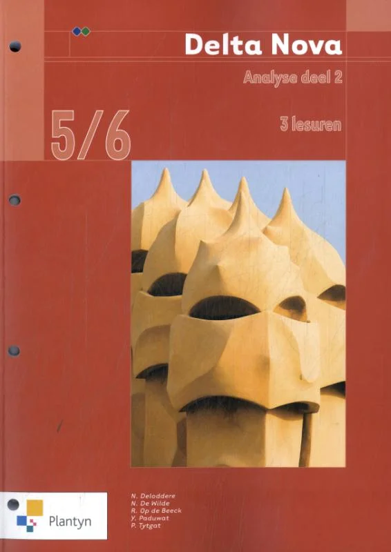 Delta Nova 5/6 Analyse 2 Leerwerkboek (3u) Laatste Kans