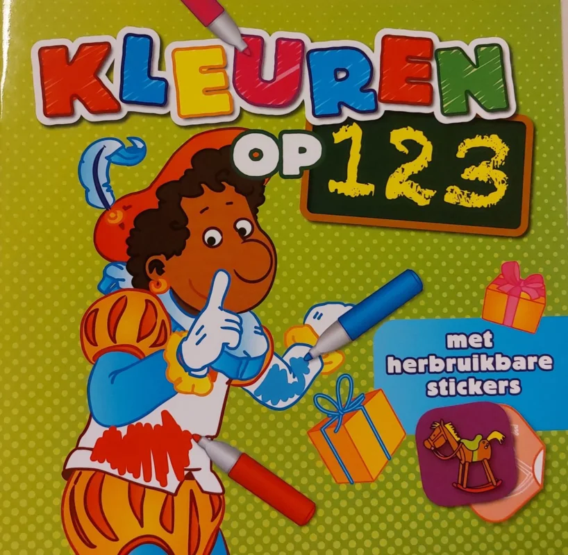 Kleuren en Plakken met Sinterklaas - Piet Must-Have
