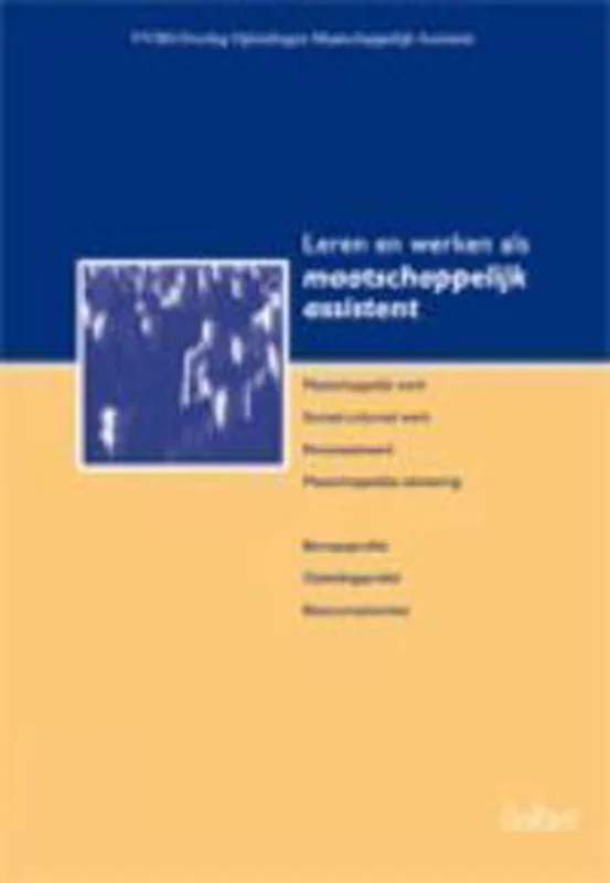 Leren en werken als maatschappelijk assistent Voordeelprijs