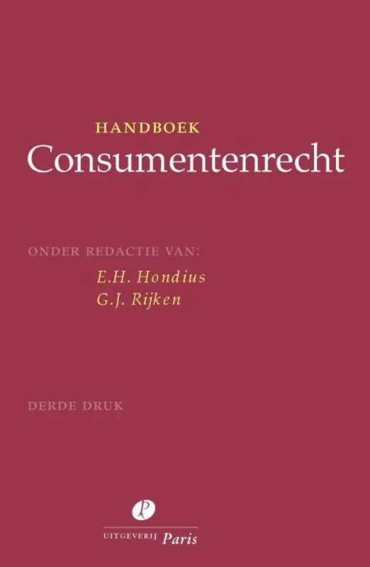 Fabrieksprijs Handboek consumentenrecht