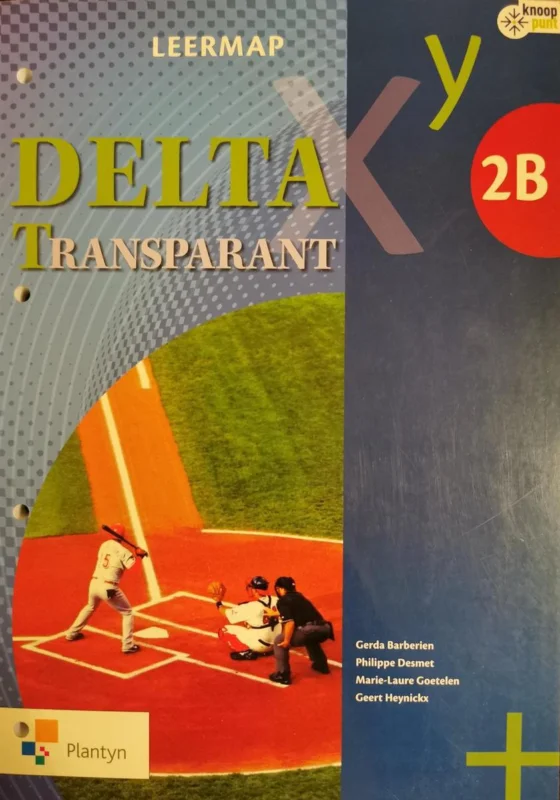 Delta transparant 2b leermap (incl. online ict) Finale Uitverkoop