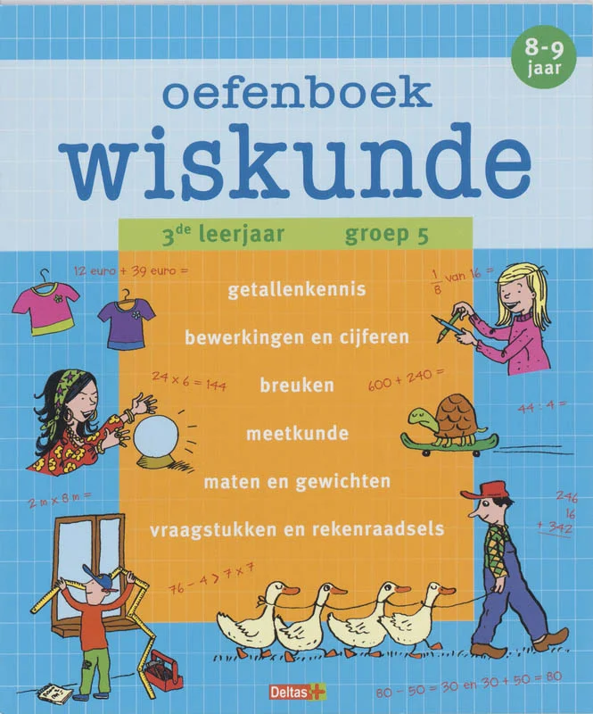Koopje 8-9 Jaar, Oefenboek Wiskunde