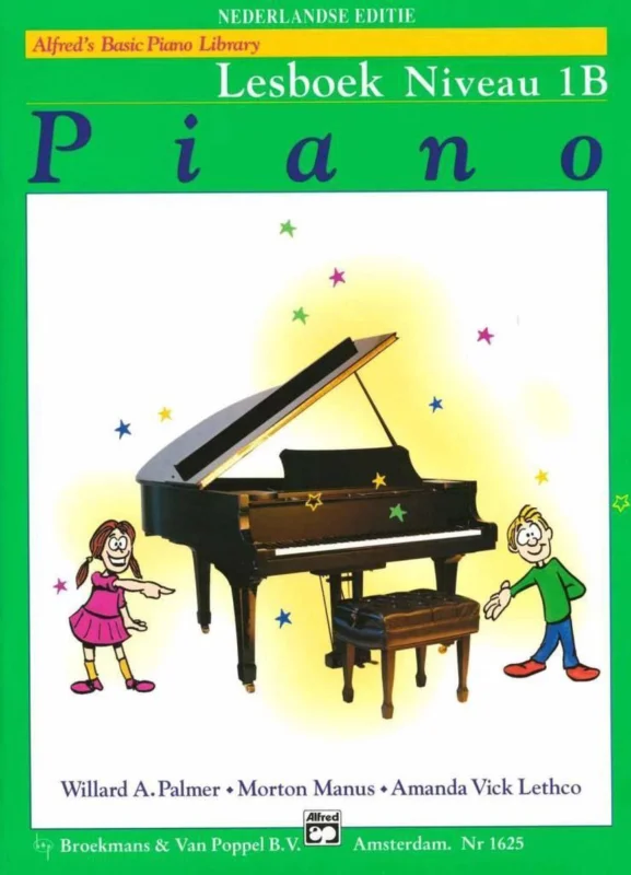 Gecertificeerd Alfred's Basic Piano Library | Lesboek Niveau 1B