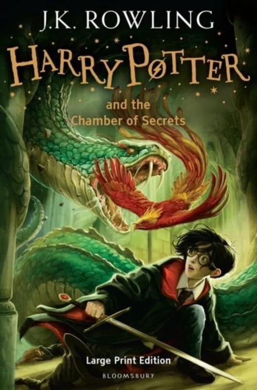 Harry Potter Chamber Secrets LARGE PRINT Beperkte Voorraad