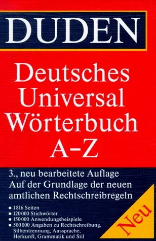 Nu Kopen Duden Deutsches Universalwörterbuch