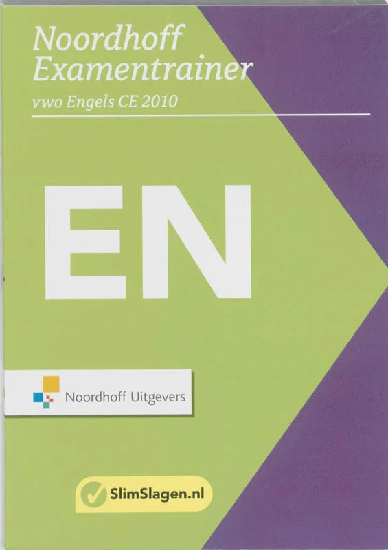 Koop Vandaag Noordhoff Examentrainer / Vwo / Deel Engels Ce 2010