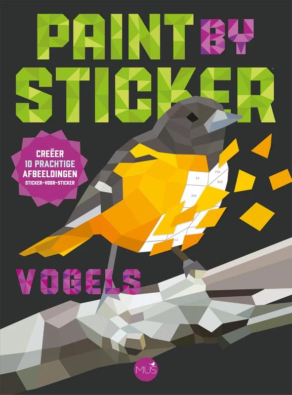 Paint by sticker - vogels Laatste Versie