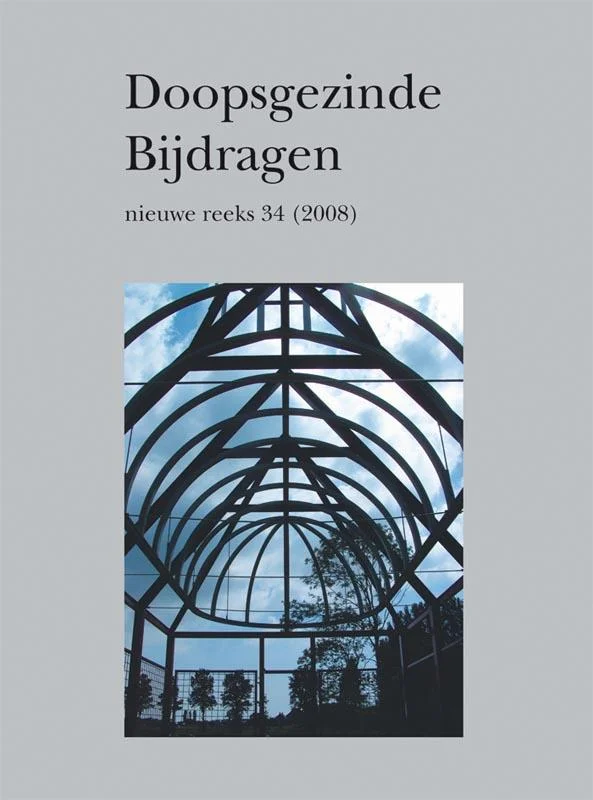 Doopsgezinde Bijdragen / Nieuwe reeks nummer 34 2008 Superprijs