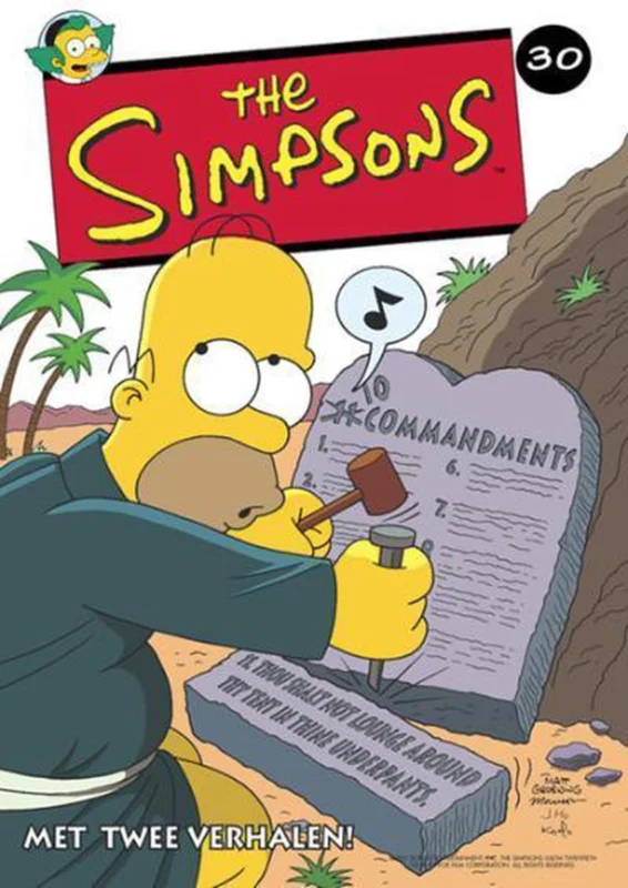 De papierslag ; Bart Simpson's bijbelverhalen / The Simpsons / 30 Koopje