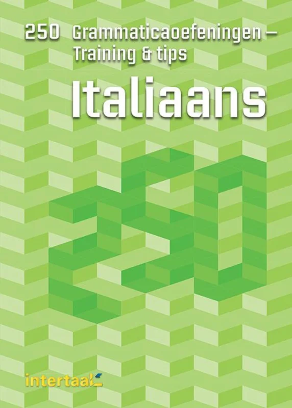 250 Grammaticaoefeningen - Training & tips Italiaans Beperkt Aanbod