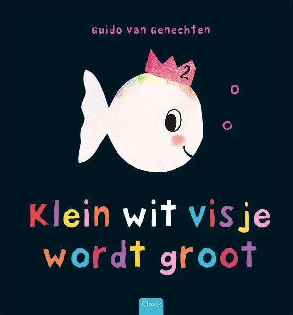 Speciale Aanbieding Clavis Klein wit visje wordt groot. 2+