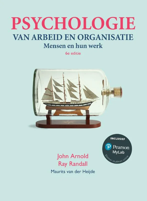 Psychologie van arbeid en organisatie Merkproduct