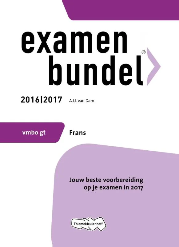 Examenbundel vmbo-gt Frans 2016/2017 Koopje