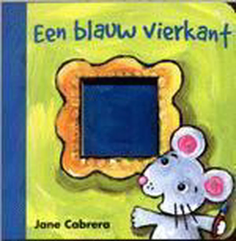 Een blauw vierkant Express Levering