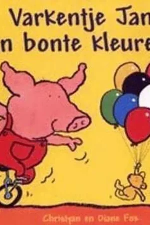 Varkentje Jan in bonte kleuren Flitsaanbieding