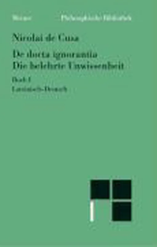 Fabrieksprijs Schriften in deutscher Übersetzung 15/A. Die belehrte Unwissenheit 1