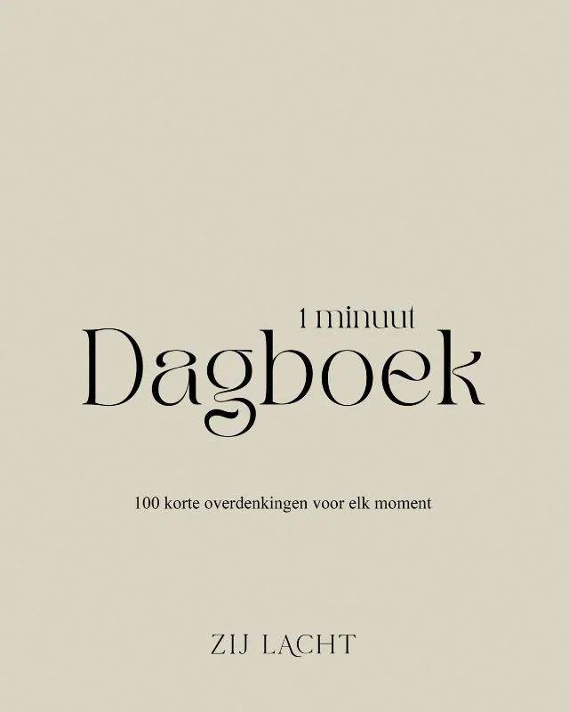 Zij Lacht 1 minuut dagboek Dagaanbieding